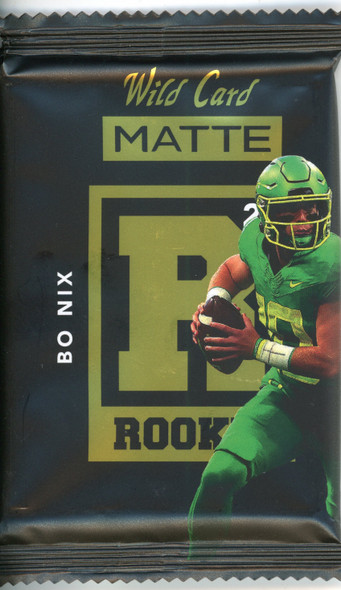 2023 Wild Card Matte Rookie Pack Bo Nix