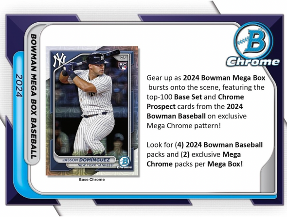 2024 Bowman Baseball Mega Case - PRESALE 05/29/24
