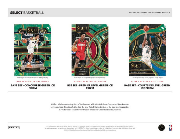 2023/24 Panini Select Basketball Hobby Blaster Box - PRESALE