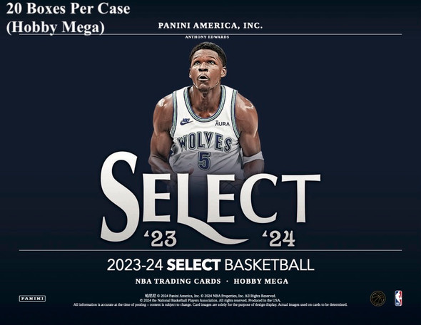 2023/24 Panini Select Basketball Hobby Mega Case