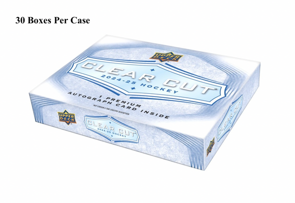 2024/25 Upper Deck Clear Cut Hockey Hobby Case