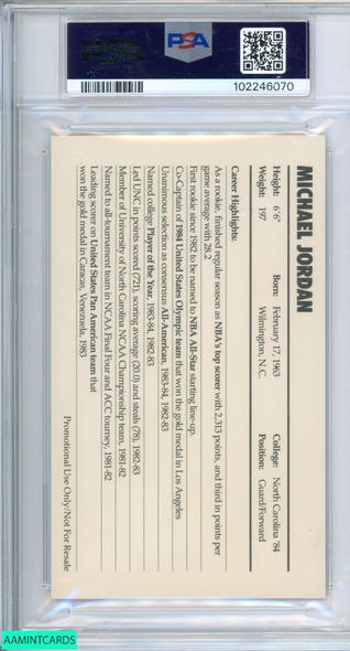 1985 NIKE MICHAEL JORDAN PROMO PSA 7 NM 102246070