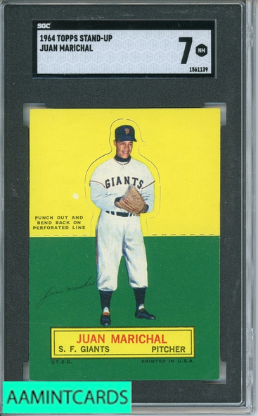 1964 TOPPS STAND-UP JUAN MARICHAL  SGC 7 1561139