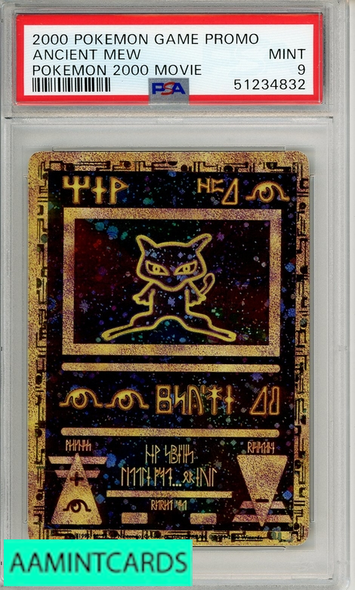 2000 POKEMON GAME PROMO 2000 MOVIE ANCIENT MEW PSA 9 MINT 51234832