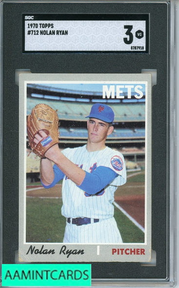 1970 TOPPS NOLAN RYAN #712 SGC 3 8787918