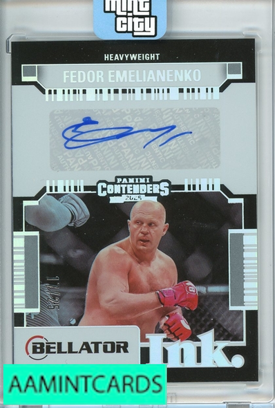 2025 PANINI CONTENDERS PFL FEDOR EMELIANEKO #BT-FEM AUTO 999979321449