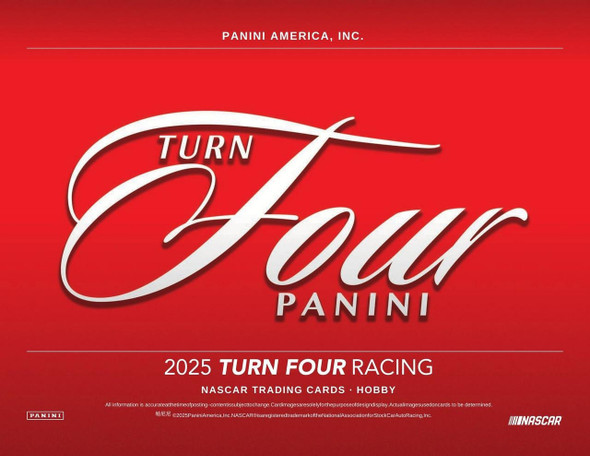 2025 Panini Turn Four Racing Hobby Box