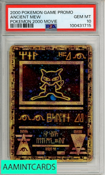 2000 POKEMON GAME MOVIE ANCIENT MEW # POKEMON 2000 MOVIE PSA 10 100431715