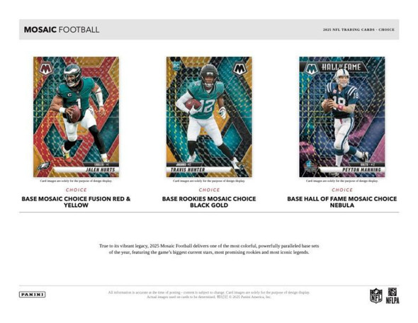 2025 Panini Mosaic Football Choice Case - PRESALE