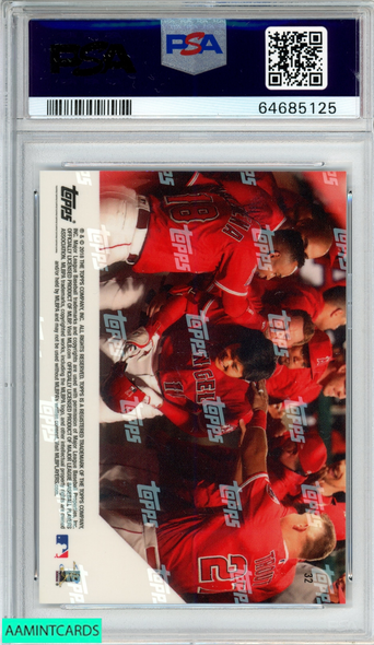 2018 TOPPS NOW SHOHEI OHTANI #32 ROOKIE RC LOS ANGELES ANGELS PSA 10 GEM MT 64685125