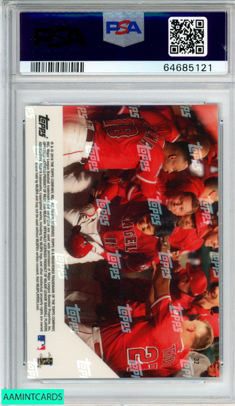 2018 TOPPS NOW SHOHEI OHTANI #32 ROOKIE RC LOS ANGELES ANGELS PSA 10 GEM MT 64685121
