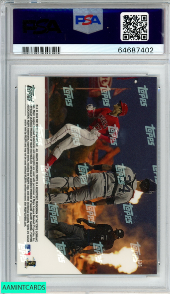 2018 TOPPS NOW SHOHEI OHTANI #136 ROOKIE RC LOS ANGELES ANGELS PSA 10 GEM MT 64687402