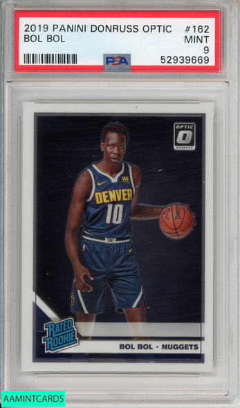 2019 PANINI DONRUSS OPTIC BOL BOL #162 ROOKIE DENVER NUGGETS RC PSA 9 MINT 52939669