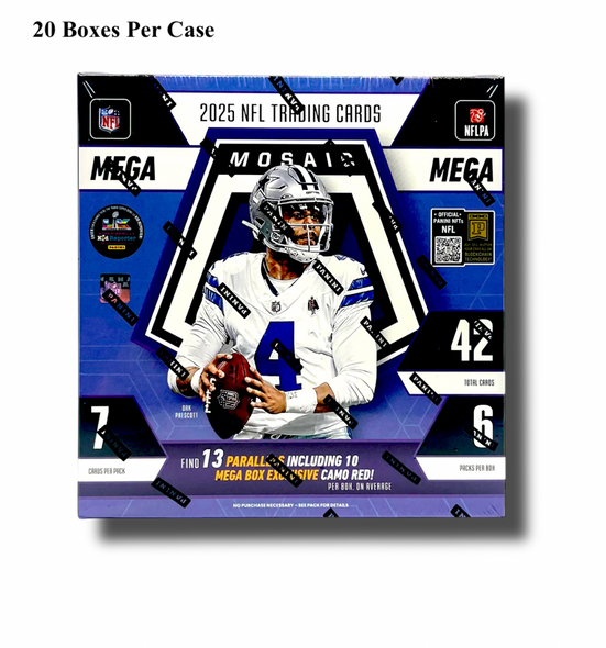 2025 Panini Mosaic Football Hobby Mega Case