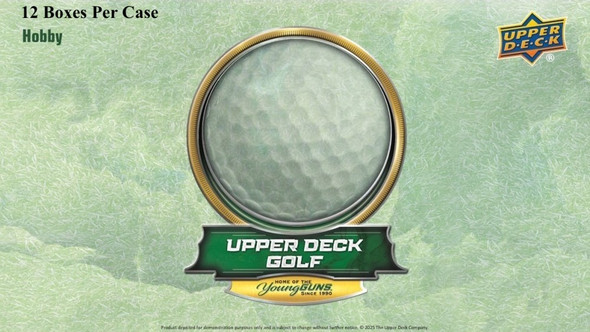 2026 Upper Deck Golf Hobby Case - PRESALE