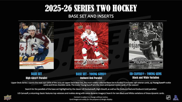 2025/26 Upper Deck Series 2 Hockey Hobby Box