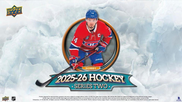 2025/26 Upper Deck Series 2 Hockey Hobby Box - PRESALE