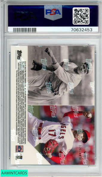 2018 TOPPS NOW BABE RUTH SHOHEI OHTANI #MOW1 MOMENT OF THE WEEK ROOKIE RC PSA 10 70632453