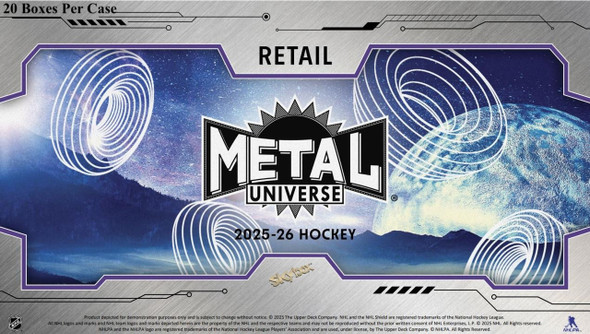 2025/26 Upper Deck Skybox Metal Universe Hockey Blaster Case - PRESALE 2025/26 Upper Deck Skybox Metal Universe Hockey Blaster Case - PRESALE