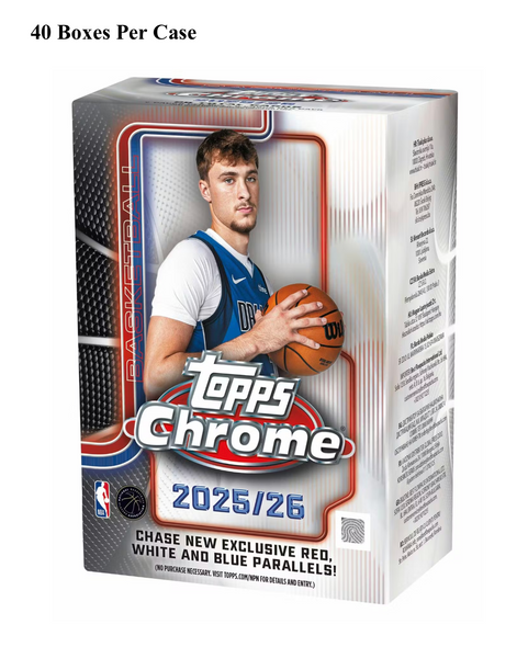 2025/26 Topps Chrome Basketball Blaster Case