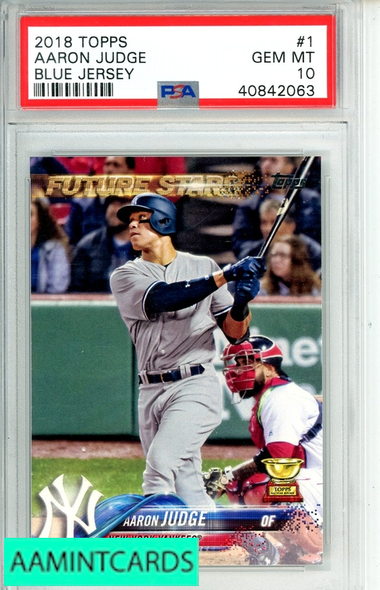 2018 TOPPS AARON JUDGE #1 SP PSA 10 GEM MT 40842063