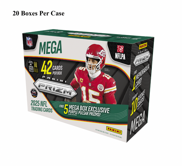 2025 Panini Prizm Football Hobby Mega Case - PRESALE