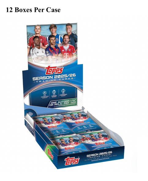 2025/26 Topps UEFA Club Competitions Soccer Hobby Case