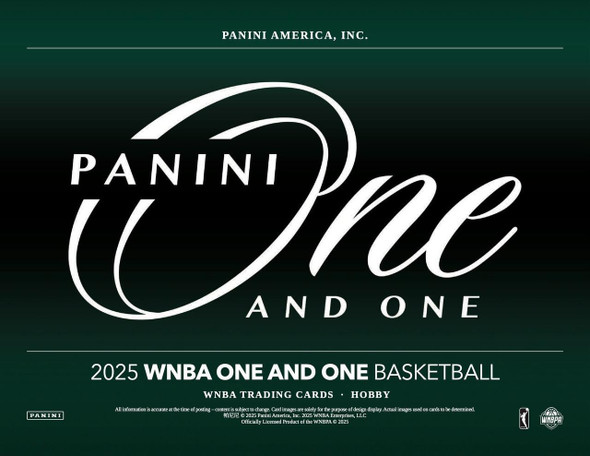 2025 Panini One & One WNBA Basketball Hobby Box - PRESALE