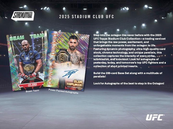 2025 Topps UFC Stadium Club Blaster Box