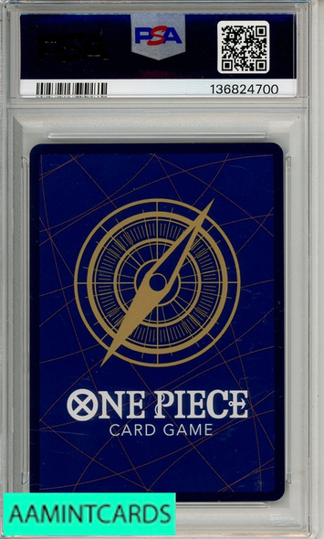 2025 ONE PIECE OP13-CARRYING ON HIS WILL SABO #120 WANTED ALTERNATE ART PSA 9 136824700