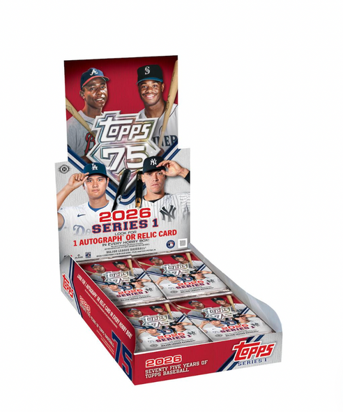 2026 Topps Series 1 Baseball Hobby Box - PRESALE