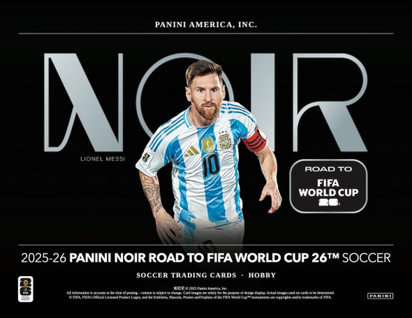 2025/26 Panini Noir Road To FIFA World Cup 26 Soccer Hobby Box