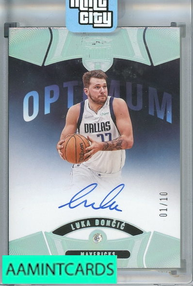 2021 22 PANNINI EMINENCE OPTIMUM AUTO LUKA DONCIC 1 OF 10 #ODA-LUD 999979763281