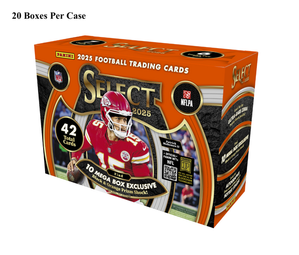 2025 Panini Select Football Hobby Mega Case