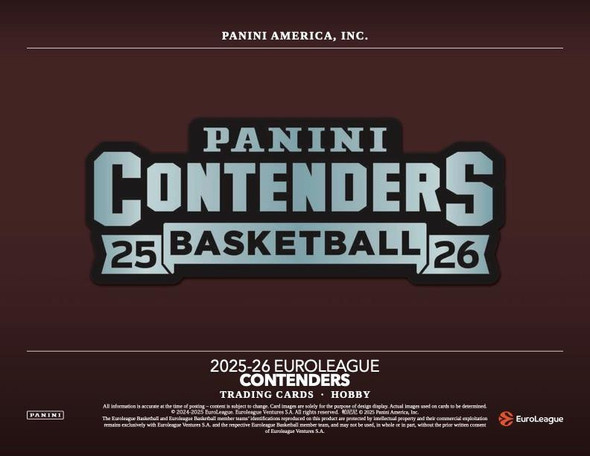2025/26 Panini Contenders EuroLeague Basketball Hobby Case - PRESALE