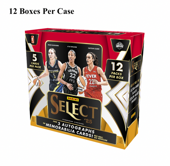 2025 Panini Select WNBA Basketball Hobby Case - PRESALE