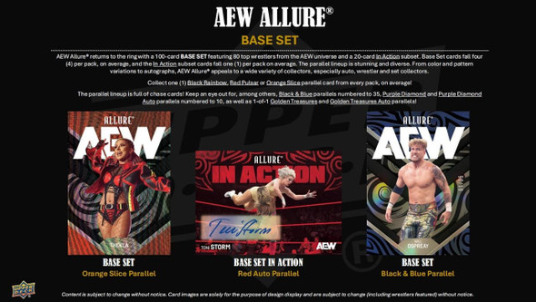 2026 Upper Deck AEW Allure Wrestling Hobby Case - PRESALE