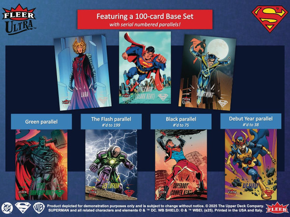2025 Upper Deck Fleer Ultra Superman Hobby Case - PRESALE