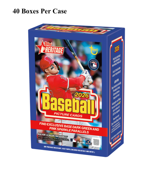 2026 Topps Heritage Baseball Blaster Case - PRESALE