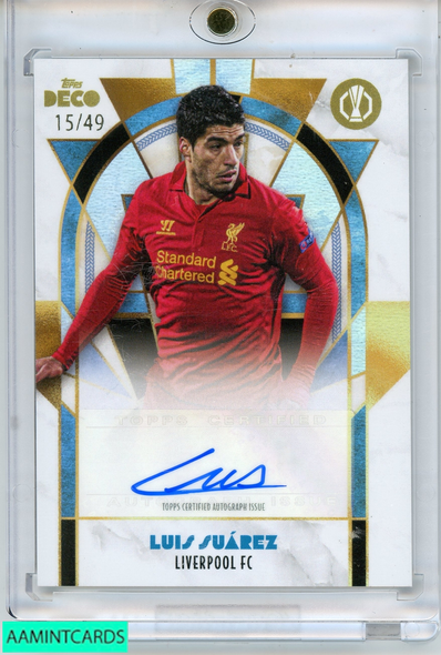 2024-25 TOPPS DECO UEFA CC LUIS SUAREZ LEGENDS 15 OF 49 EUROPA LEAGUE 999937326756