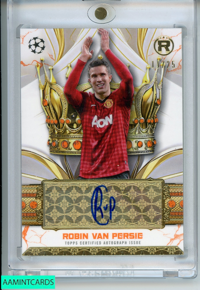 2024 TOPPS REVERENCE UEFA CC ROBIN VAN PERSIE#CLA RVP 11 OF 25 AUTO CRWN LEG 999938101362