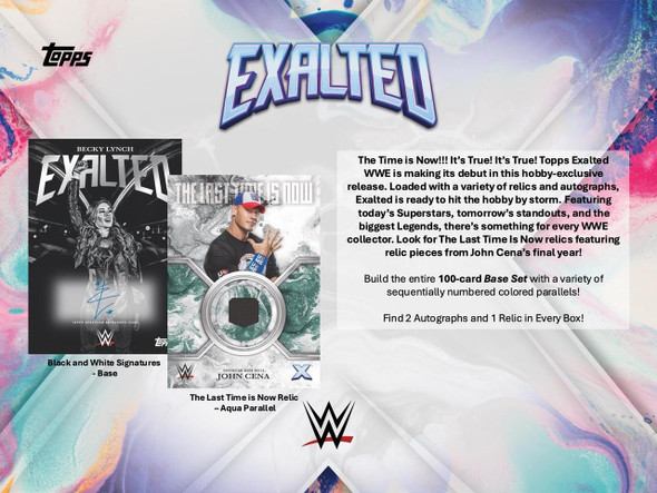 2025 Topps WWE Exalted Hobby Case - PRESALE