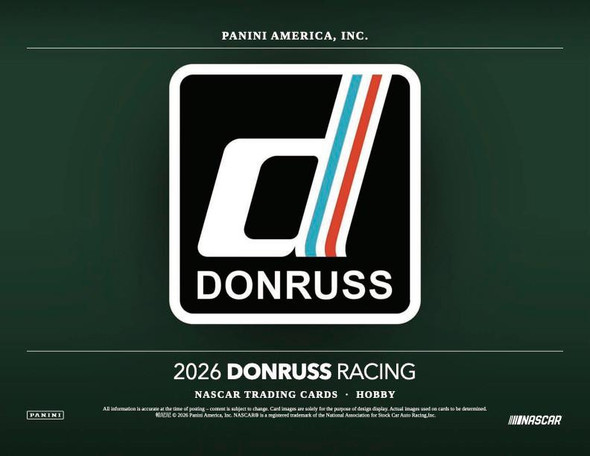 2026 Panini Donruss Racing Hobby Case - PRESALE