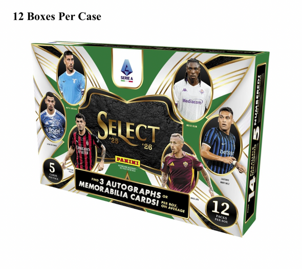 2025/26 Panini Select Serie A Soccer Hobby Case - PRESALE