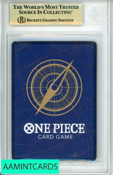 2022-24 ONE PIECE PROMOS #OP02008 JOZU ALT ART P CHAMP TOP 64 BGS 10 PRISTINE 0016682264