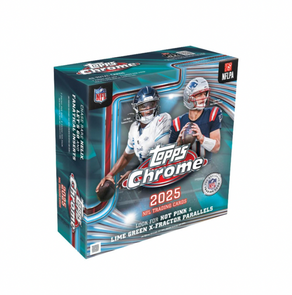 2025 Topps Chrome Football Mega Box - PRESALE