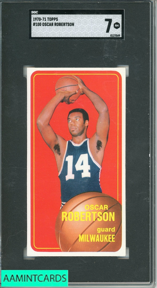 1970-71 TOPPS OSCAR ROBERTSON #100 SGC 7 0127549