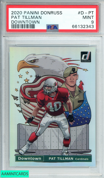 2020 PANINI DONRUSS PAT TILLMAN #D-PT DOWNTOWN PSA 9 MINT 66132343