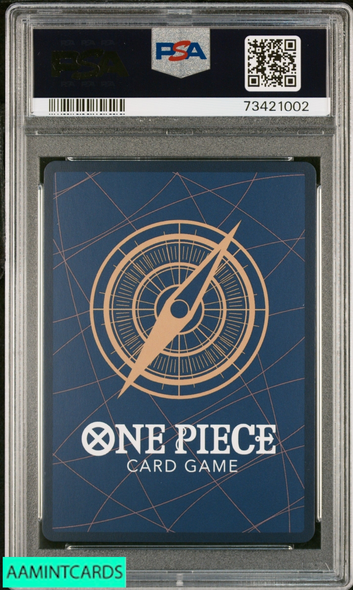 2023 ONE PIECE OP02-PARAMOUNT WAR EMPORIO IVANKOV #051 ALTERNATE ART PSA 10 73421002