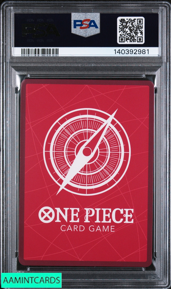 2025 ONE PIECE OP12-LEGACY OF THE MASTER RORONOA ZORO #020 ALTERNATE ART PSA 10 140392981